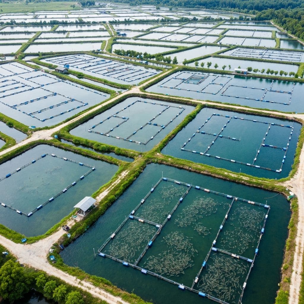 ECOS Shrimp Farms Aerial View
